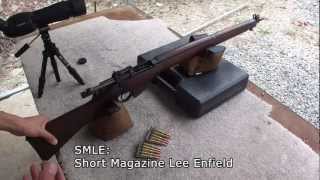 Lee Enfield; No4 Mk1 * Long Branch 1943; .303 British; Bolt; Clip; clip is  a little rusty