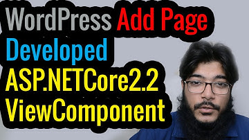 ✔️ WordPress Add New Page Developed in ASP.NET Core 2.2
