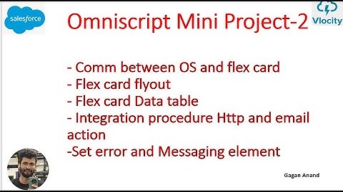 Omniscript Mini Project-2-  Flex card flyout- Integration procedure actions-Dataraptor