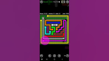 How To Solve Flow Free Courtyard Spin Level 145 13x13 Hard Board Walk Through Solution Walkthrough