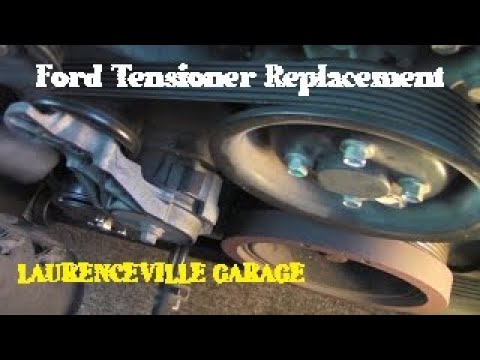 How to Ford, Lincoln, Mercury 4.6 belt tensioner pulley replacement