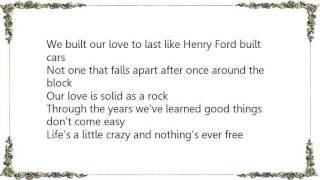 Video thumbnail of "George Jones - Solid as a Rock Lyrics"