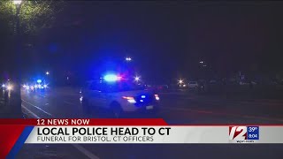 Local police head to Connecticut to attend funeral for fallen officers