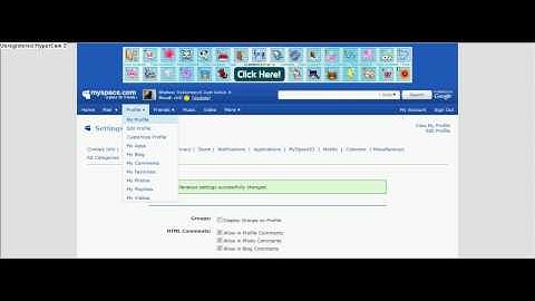 Autoplay myspace music