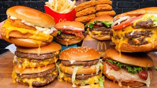 ASMR WENDY'S VS MCDONALD'S MUKBANG