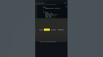 Animated Navigation Bar Using html and CSS #navigationbar #htmlcss #coding