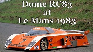 Onboard the Dome RC83 at Le Mans 1984 - 350 km/h - Rare footage
