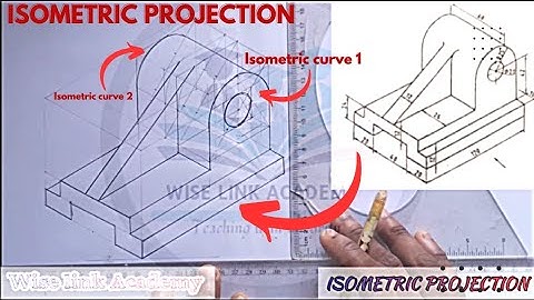 Drawing Isometric Projection Without Software | Compass and Ruler Tutorial for Beginners