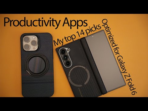 Top 14 Productivity Apps - (Optimized for Android and Galaxy Z Fold 6)
