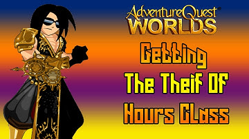 AQW - Getting Theif Of Hours Class And Enchantments (Fastest way to get Chronospan REP SUPER EASY )