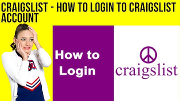 Craigslist | How To Login to Craigslist Account l Step By Step