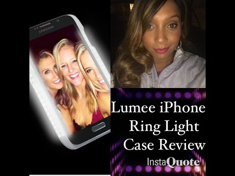 Kim Khardasian Selfie Approved! Lumee iPhone Ring Light Case