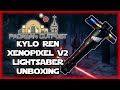 The best budget kylo ren neopixel lightsaber out there  padawan outpost unboxing  xenopixel v2 