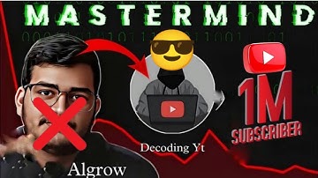 How @Decodingyt mastar mind  YouTube : His SECRET to Beat the YouTube Algorithm