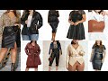 latest beautiful eye catching latex leather plus size outfits for women and girls