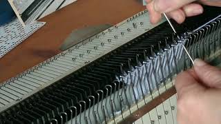 Ribber basics for the KnitKing am3/Knittax 4500
