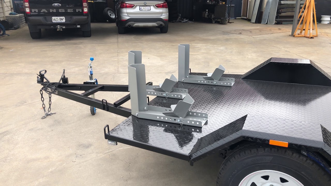 MODERN TRAILERS 7x5 Motorbike Trailer 3 bikes