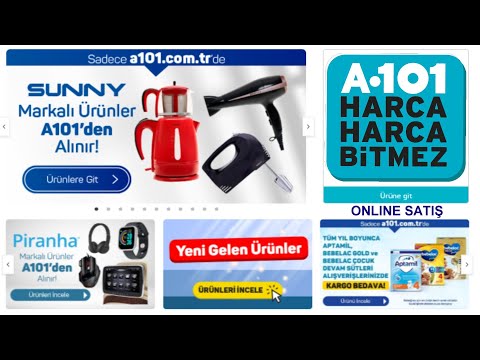 A101 OLİNE SATILAN ÜRÜNLER | www.a101.com.tr/online-alisveris | FIRSATLARI KAÇIRMA ! | ONLINE SATIŞ