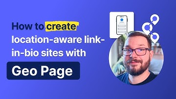 Geo Page Tutorial - How to Create Location-Aware Link-In-Bio Sites | Geo Targetly