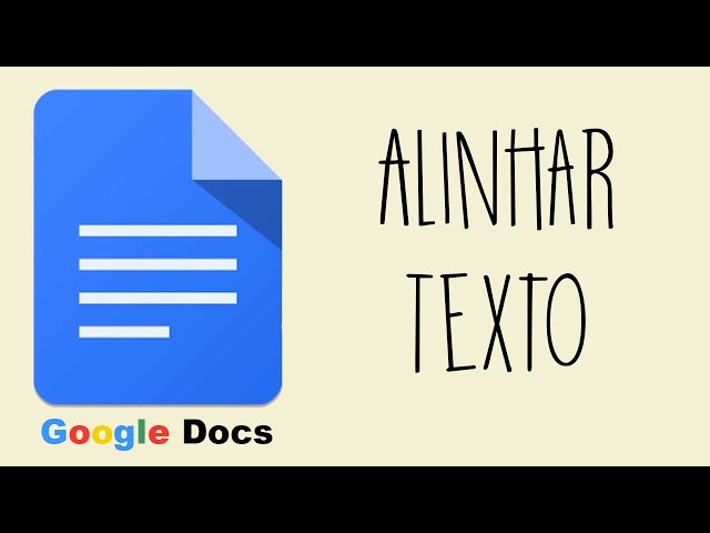 Como alinhar texto no Google Docs