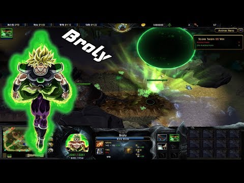 Warcraft III Map Anime Hero Broly The Movie 