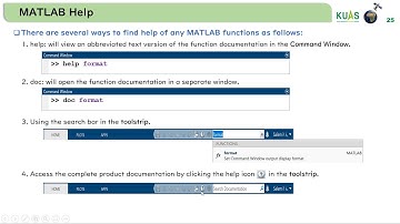2.5 MATLAB Help