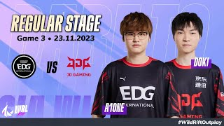 EDG vs. JDG • Game 3 (Bo3) | Regular Stage | WRL Asia 2023 Season 2