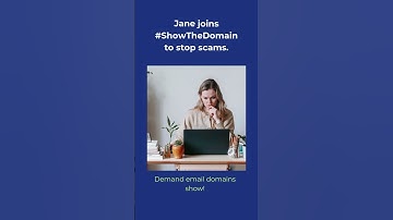 Jane gets an email. #ShowTheDomain #phishingawareness #scamprevention #onlinesafety