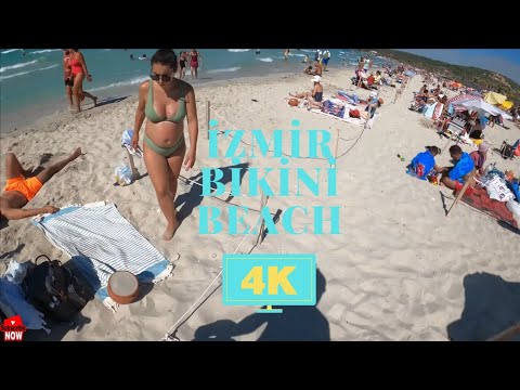 【4K】WALK Bikini Beach //  Izmir Turkey [2022]