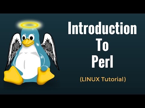 Introduction to Perl - Perl Tutorial for Beginners