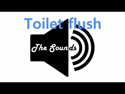 Toilet flush sound effect - 변기 물소리 효과음(화장실 물 내리는 소리)