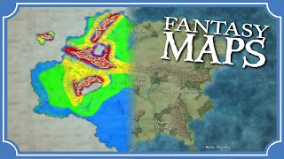 Making Fantasy Maps Episode 1 - Landmasses, Plate Tectonics, Heightmaps & Mountains