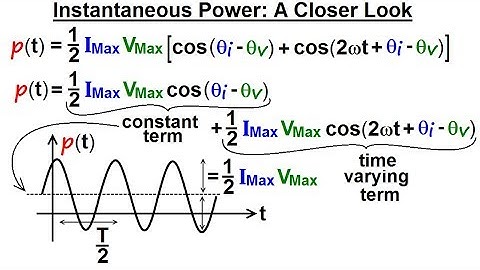 Electrical Engineering: Ch 12 AC Power (2 of 38) Instantaneous Power: A Closer Look