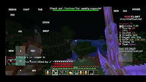 Found a hacker on MineFloat