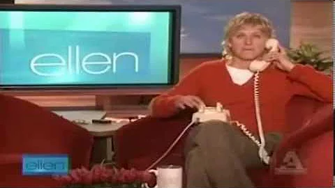 Ellen DeGeneres   With Gladys From Austin, Texas The very first conversation