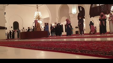 ترتيل رائع للقارئ (أسامة آل طالب) وإقامة مميزة للشيخ (أبي ولي) في جامع الملك خالد