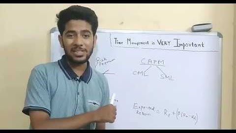 CAPM Model - Capital Asset Pricing Model | For BBA/MBA/B.Com/M.Com | Explained with Examples