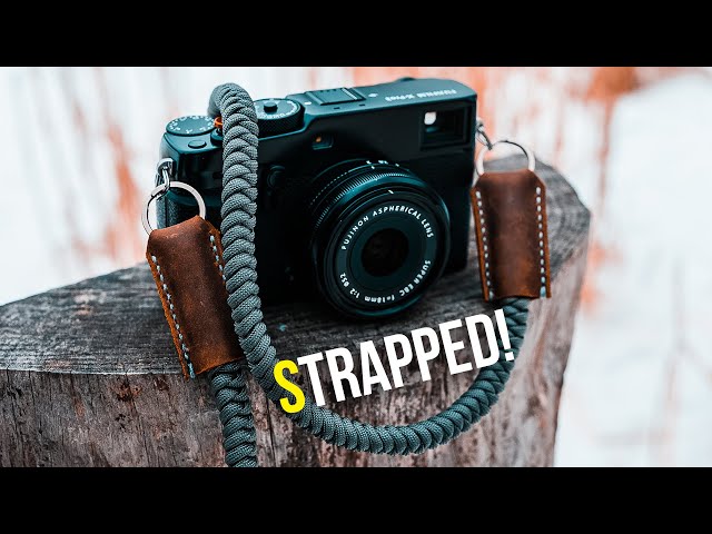 Making A Snake Knot Paracord Camera Strap With LEATHER x