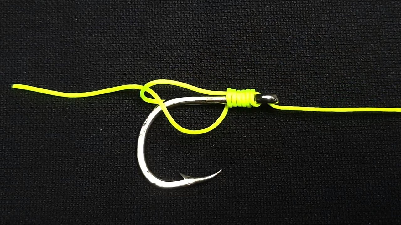 How to tie A Fish Hook 