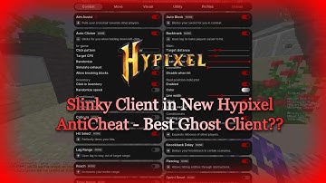 Slinky Client in New Hypixel AntiCheat - Best Ghost Client 1.8.9?