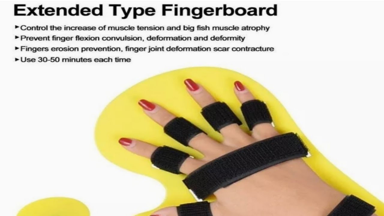 Adjustable Finger Orthotics Extended Type Fingerboard Stroke Hand Splint Training Support