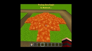 Minecraft Java Logics In Bedrock 🤯 #minecraft #shorts #logic