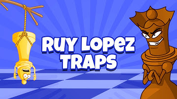 5 QUICK TRAPS in the Ruy Lopez Opening | ChessKid