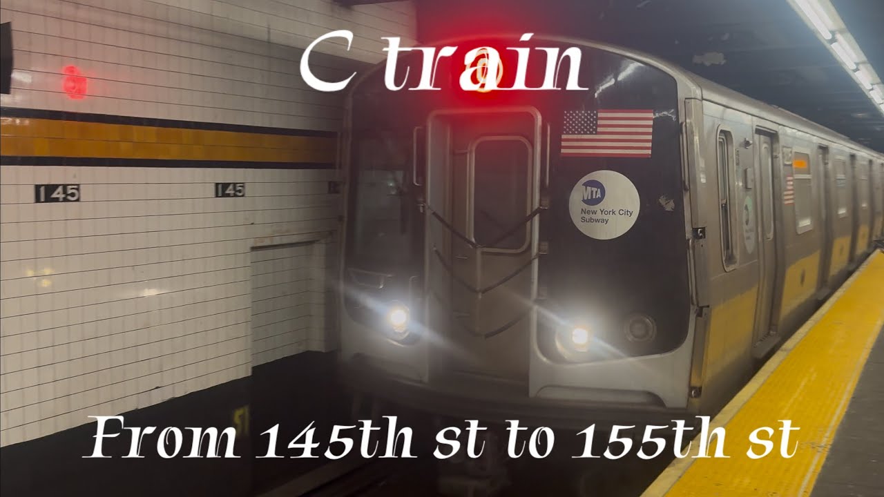C train from 145th street to 155th street