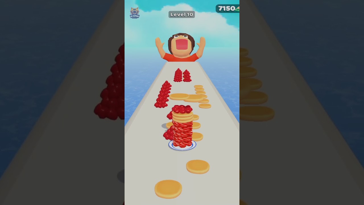 PANCAKE RUN🥞🏃🏼‍♀️🍩🍇🍒🍓- Android Gameplay | New Skins🤩| Voodoo Games😎 | Mobile Games📱| PCR-10.