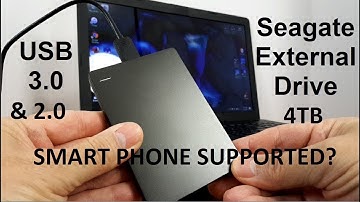 Seagate Backup Plus 4TB REVIEW & SPEEDTEST | ANDROID Smartphone Supported?
