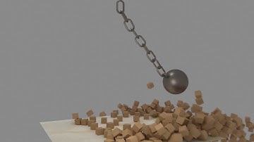 A particle simulation using Blender 2.82