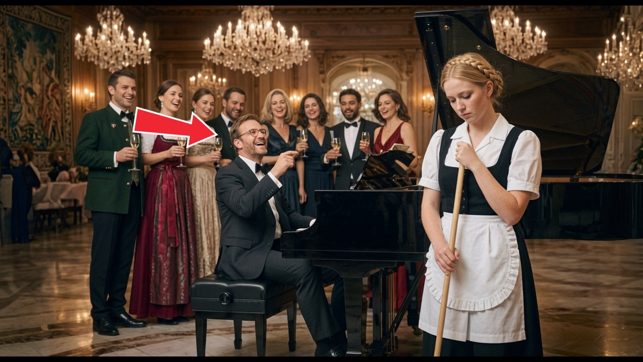 Leonhard Monberg, stinkreich und arrogant, demütigte seine Putzfrau vor hundert Gästen. „Spielen Sie Klavier, und ich mache Sie zur Chefin“, lachte er. Renate Schulz schwieg. Sie ging zum Flügel,...