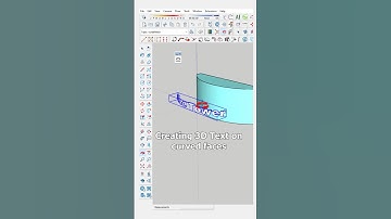 Creating 3D text in SketchUp with Shape Bender plugins! #3Dtext #sketchup3D #nicetower #shapebender