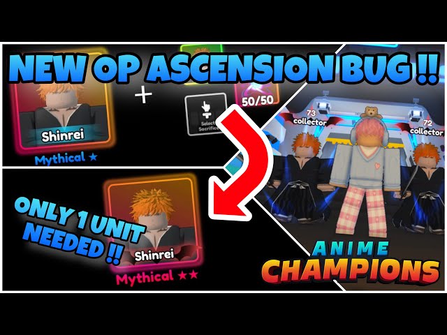 Tutorial on How to Ascend 1 in Anime Champions simulator #animechampio, Anime